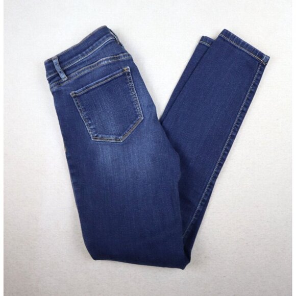 NEW YORK & COMPANY - NY&C - WOMEN'S MEDIUM WASH SUPER SKINNY JEANS - SIZE 2 - Picture 1 of 11